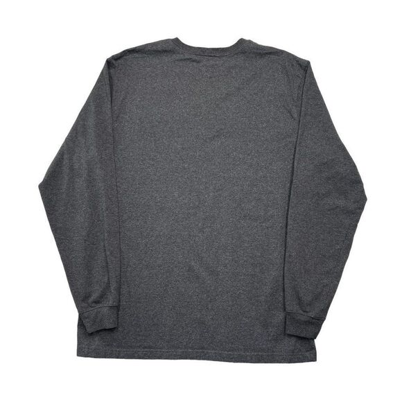 Carhartt Shirt Men's Size XL Grey Loose Fit Heavyweight Long Sleeve Pocket Tee - Picture 6 of 9